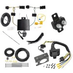 Trailer Hitch 7 Way RV Wiring Kit For 20-23 Tesla 3 Plug Prong Pin Brake Control Ready