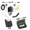 Trailer Wiring and Bracket w/ Light Tester For 22-25 Hyundai Ioniq 5 Plug & Play 4-Flat Harness