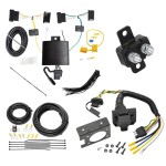 Trailer Hitch 7 Way RV Wiring Kit For 19-22 Freightliner Mercedes-Benz Sprinter 2500 3500 Plug Prong Pin Brake Control Ready