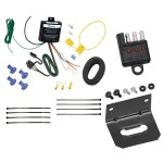 Trailer Wiring and Bracket and Light Tester For 14-15 Chevrolet Camaro 4-Flat Harness Plug Play