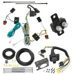 Trailer Hitch 7 Way RV Wiring Kit For 07-12 GMC Acadia Plug Prong Pin Brake Control Ready