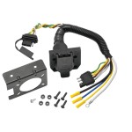 Trailer Hitch 7 Way RV Wiring Kit For 17-22 Toyota Prius Prime Plug Prong Pin Brake Control Ready