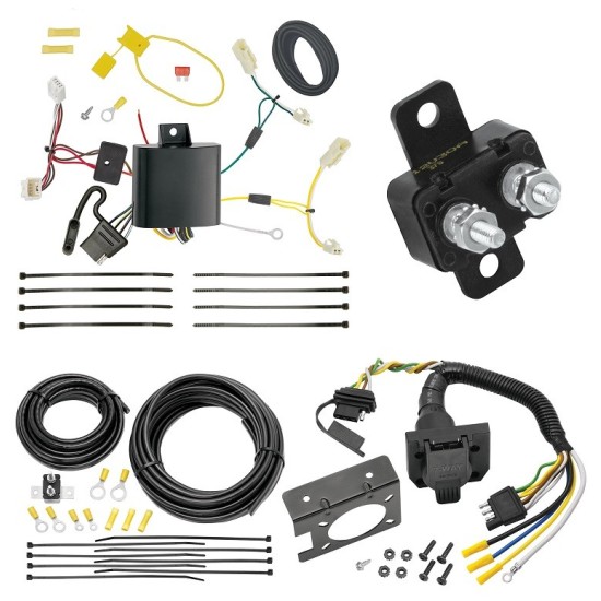 Trailer Hitch 7 Way RV Wiring Kit For 11-21 Toyota Sienna Plug Prong Pin Brake Control Ready