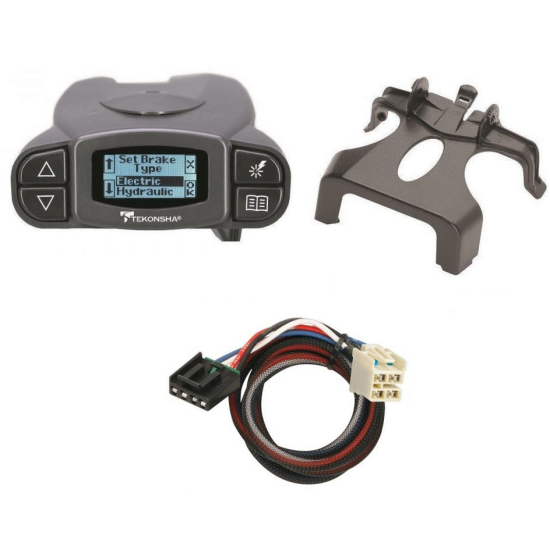 Tekonsha Prodigy P3 Trailer Brake Control for 15-24 Chevy Tahoe GMC Yukon w/ Plug Play Wiring Adapter Proportional Eletric Trailer Brakes Module Box Controller