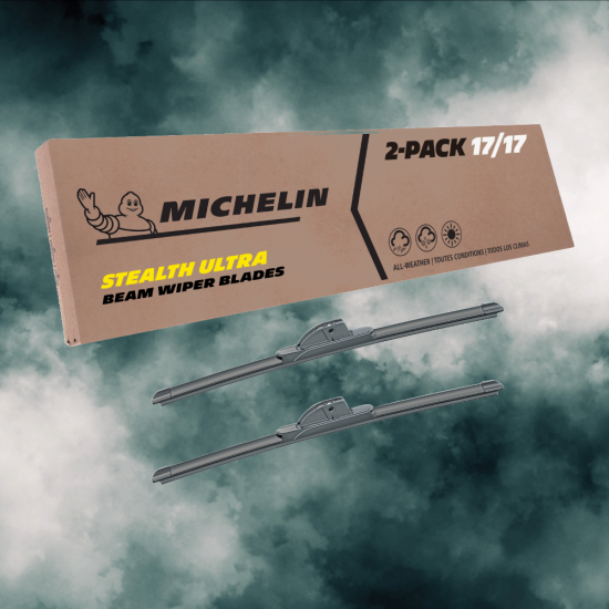 Fits 1979-1982 Nissan 310 Windshield Wiper Blades Replacement 2 Pack Michelin Stealth Ultra 17 inch Size