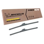 Fits 2017-2020 Fiat 124 Spider Windshield Wiper Blades Replacement 2 Pack Michelin Stealth Ultra 19 & 18 inch Size