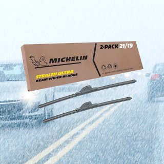 Fits 2000-2004 Kia Spectra Windshield Wiper Blades Replacement 2 Pack Michelin Stealth Ultra 21 & 19 inch Size