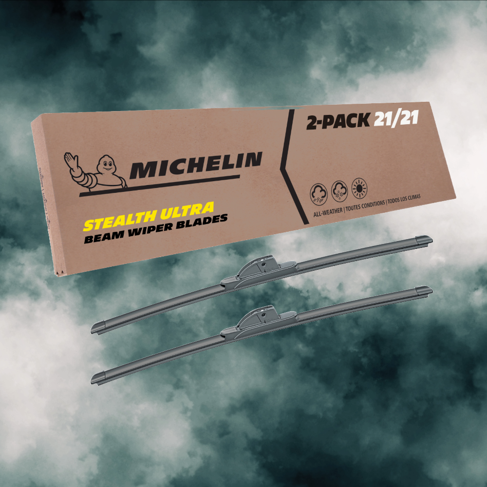 Fits 2005-2008 Mitsubishi Fuso FE180 Windshield Wiper Blades Replacement 2 Pack Michelin Stealth Ultra 21 inch Size