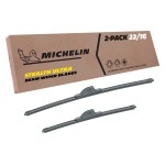 2012, 2013, Coda, Sedan, Windshield, Wiper, Blades, 2, Pack, Michelin, Stealth, Ultra, 22, &, 16, inch, Size