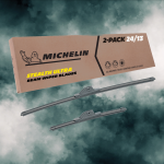 Fits 2012-2019 Fiat 500 Windshield Wiper Blades Replacement 2 Pack Michelin Stealth Ultra 24 & 13 inch Size