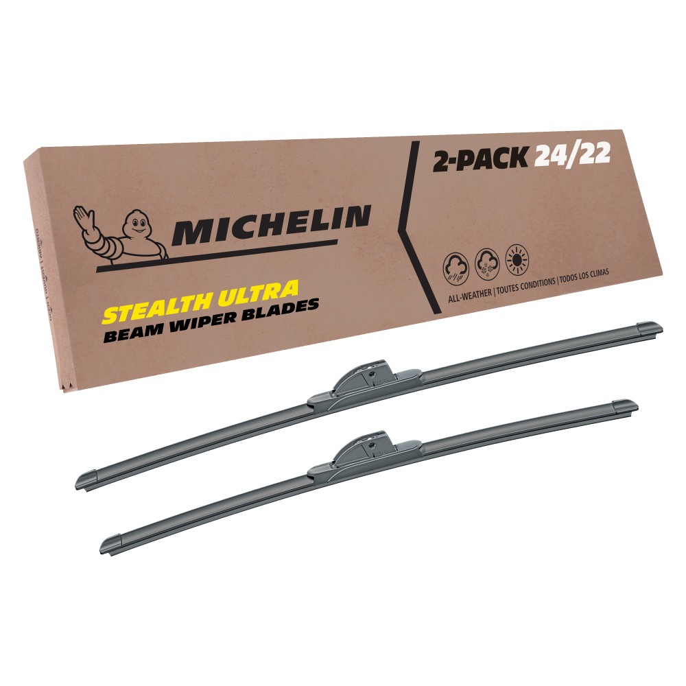 1988, 1989, 1990, 1991, 1992, BMW, 735i, Windshield, Wiper, Blades, 2, Pack, Michelin, Stealth, Ultra, 24, &, 22, inch, Size