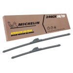 Fits 2017-2022 Tesla 3 Windshield Wiper Blades Replacement 2 Pack Michelin Stealth Ultra 26 & 19 inch Size