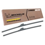 Fits 2011-2013 Fleetwood Tioga Windshield Wiper Blades Replacement 2 Pack Michelin Stealth Ultra 26 & 24 inch Size