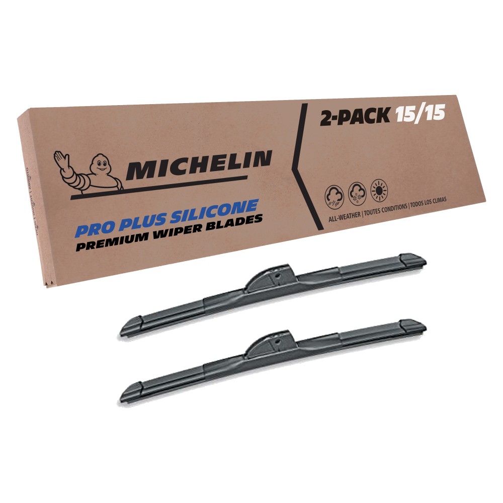 1964, 1965, 1966, 1967, Chevrolet, Chevelle, Windshield, Wiper, Blades, 2, Pack, Michelin, Pro, Plus, Silicone, 15, inch, S