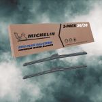 Fits 2014-2016 Itasca Spirit Silver Windshield Wiper Blades Replacement 2 Pack Michelin Pro Plus Silicone 20 inch Size