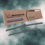 Fits 2011-2016 Honda CR-Z Windshield Wiper Blades Replacement 2 Pack Michelin Pro Plus Silicone 26 & 21 inch Size