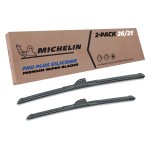 2007, 2008, 2009, 2010, 2011, 2012, 2013, Acura, MDX, Windshield, Wiper, Blades, 2, Pack, Michelin, Pro, Plus, Silicone, 26, &, 21, inch, Size