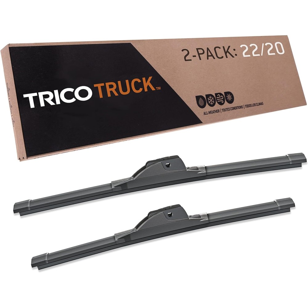 Fits 2001-2006 Kia Optima Windshield Wiper Blades 2 Pack TRICO Truck 22 Inch & 20 Inch Size