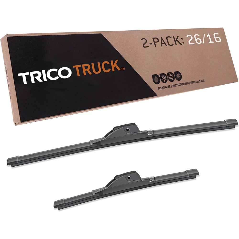 Fits 2008-2013 INFINITI G37 Windshield Wiper Blades 2 Pack TRICO Truck 26 Inch & 16 Inch Size