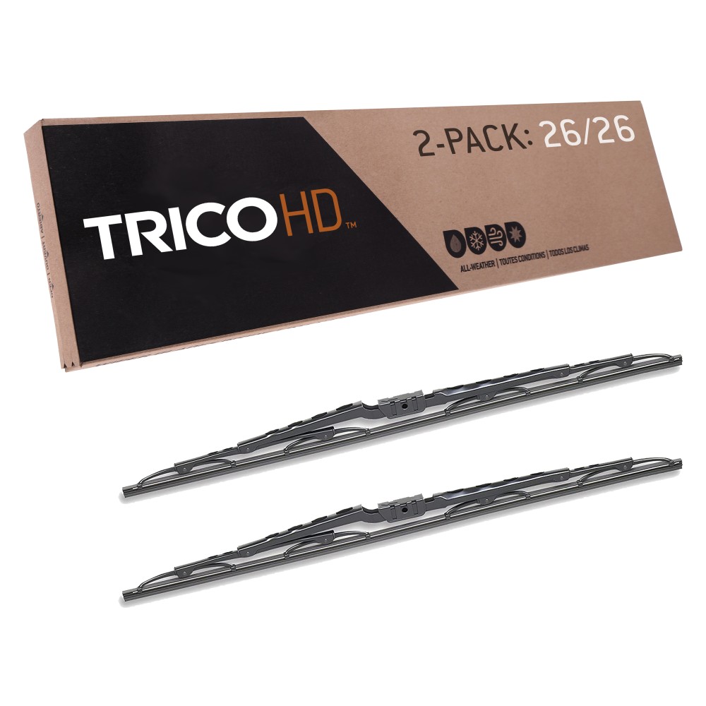 Fits 2011-2011 Gulf-Stream Caribbean Windshield Wiper Blades 2 Pack Trico Heavy Duty RV Size