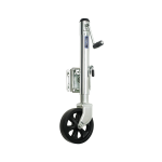 Fulton 1500 lbs Trailer Jack, Spoked Wheel, Zinc, Corrosion Resistant for Marine Use