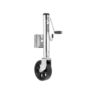 Fulton Trailer Jack with 8 Inch Spoked Wheel, 1500 lbs, Zinc, for Boats