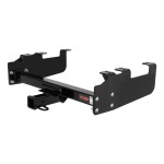 For 1992-1993 Ford F350 Trailer Hitch + Wiring 4 Pin Fits w/ 10" Step Bumper Curt 13099 55316 2 inch Tow Receiver