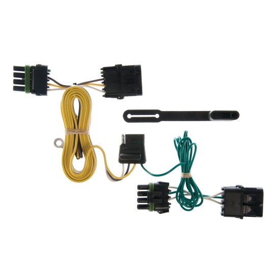 For 1991-1995 Jeep Wrangler Trailer Wiring 4 Way Fits All Models Curt 55356