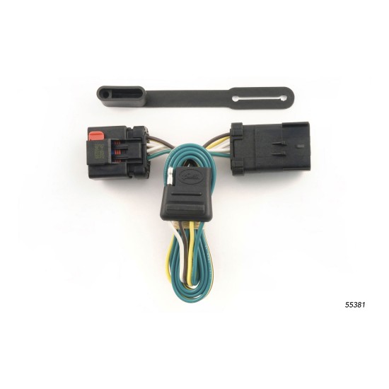 For 2007-2009 Dodge Ram 3500 Trailer Wiring 4 Way Fits Models w/ Tow Prep Package Curt 55381