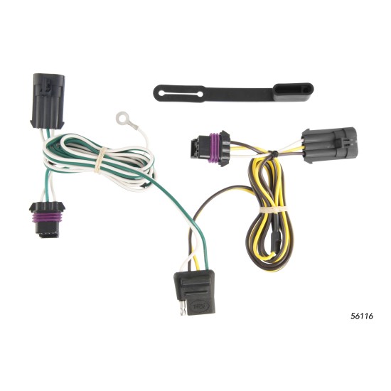 For 2000-2005 Chevy Impala Trailer Wiring 4 Way Fits All Models Curt 56116