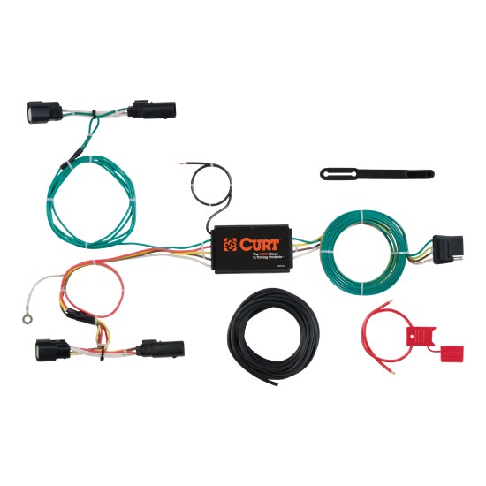 For 2016-2018 Ford Focus Trailer Wiring 4 Way Fits Hatchback RS Curt 56273