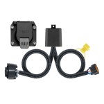 For 2021-2024 Kia Sorento Trailer Wiring 7 Way Trailer Wiring Plug w/ Bracket Fits Models w/ Factory Tow Package Curt