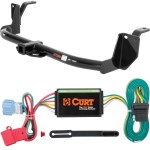 For 2010-2011 Honda Accord Crosstour Trailer Hitch + Wiring 4 Pin Fits All Models Curt 11002 56008 1-1/4 Tow Receiver