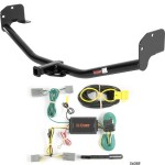 For 2011 Ford Mustang Trailer Hitch + Wiring 4 Pin Except GT models & California Special Curt 11048 56088 1-1/4 Tow Receiver