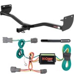 For 2010-2013 Kia Soul Trailer Hitch + Wiring 4 Pin Fits Models w/o LED Taillights Curt 11110 56222 1-1/4 Tow Receiver