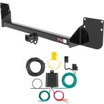 For 2007-2011 Mini Cooper Trailer Hitch + Wiring 4 Pin Fits Hardtop Except S Series Curt 11160 59236 1-1/4 Tow Receiver