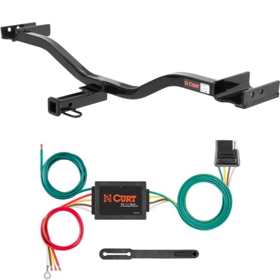 For 1991-1994 Nissan Sentra Trailer Hitch + Wiring 4 Pin Fits All Including SE-R Curt 11257 56175 1-1/4 Tow Receiver