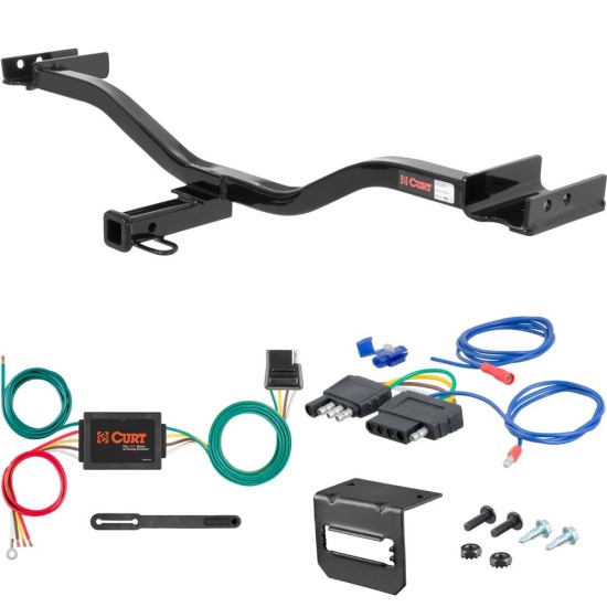 For 1991-1994 Nissan Sentra Trailer Hitch + Wiring 5 Pin Fits All Including SE-R Curt 11257 1-1/4 Tow Receiver