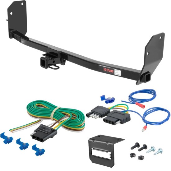 For 2005-2008 Ford Mustang Trailer Hitch + Wiring 5 Pin Fits All Except GT Curt 11312 1-1/4 Tow Receiver