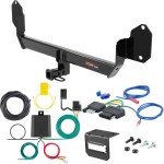 For 2014-2019 Mini Cooper Trailer Hitch + Wiring 5 Pin Fits Base Hatchback Except w/ Spare Tire Curt 11417 1-1/4 Tow Receiver