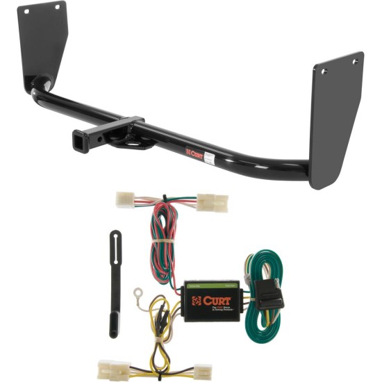 For 2009-2012 Hyundai Elantra Trailer Hitch + Wiring 4 Pin Fits Touring Curt 11471 55310 1-1/4 Tow Receiver