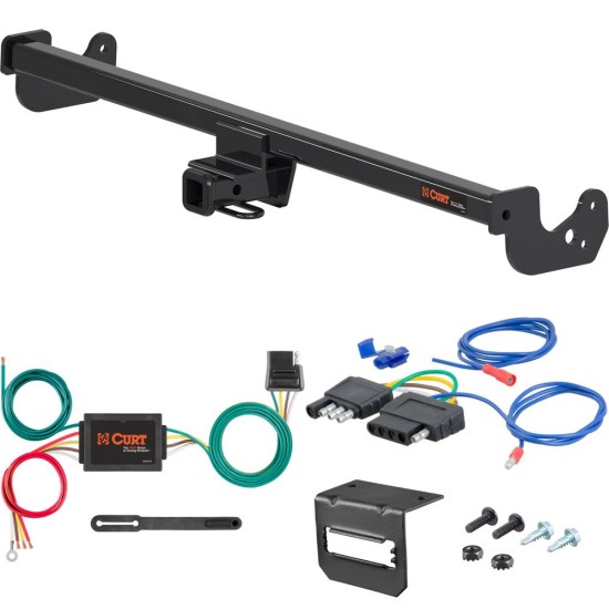 For 2012-2014 Toyota Yaris Trailer Hitch + Wiring 5 Pin Fits 5 Door Hatchback Except SE Curt 11480 1-1/4 Tow Receiver