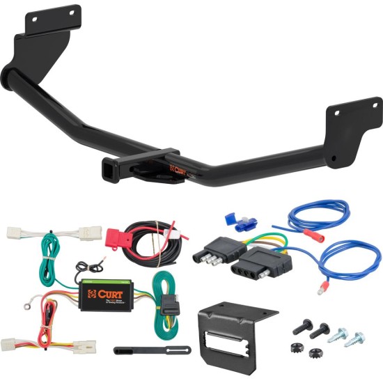 For 2019-2020 Hyundai Elantra GT Trailer Hitch + Wiring 5 Pin Except N Line Curt 11509 1-1/4 Tow Receiver