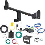 For 2016-2021 Mini Cooper Clubman Trailer Hitch + Wiring 5 Pin Fits All Models Curt 11524 1-1/4 Tow Receiver