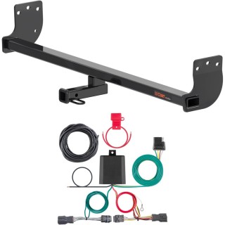 For 2021-2024 Kia Seltos Trailer Hitch + Wiring 4 Pin Fits All Models Curt 11578 56442 1-1/4 Tow Receiver