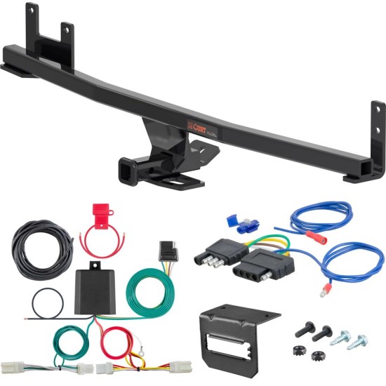 For 2020-2024 Hyundai Venue Trailer Hitch + Wiring 5 Pin Fits All Models Curt 11609 1-1/4 Tow Receiver