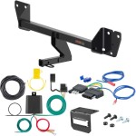 For 2021-2024 Chevy Trailblazer Trailer Hitch + Wiring 5 Pin Fits Models w/o LED Taillights Curt 11612 1-1/4 Tow Receiver