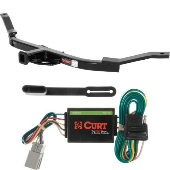 For 2003-2004 Honda Element Trailer Hitch + Wiring 4 Pin Except SC Curt 11700 55336 1-1/4 Tow Receiver