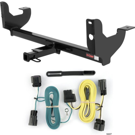 For 2008-2012 Chevy Malibu Trailer Hitch + Wiring 4 Pin Except Hybrid & LTZ Curt 12051 56027 1-1/4 Tow Receiver