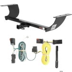 For 2011-2014 Dodge Challenger Trailer Hitch + Wiring 4 Pin Fits All Models Curt 12064 55534 1-1/4 Tow Receiver